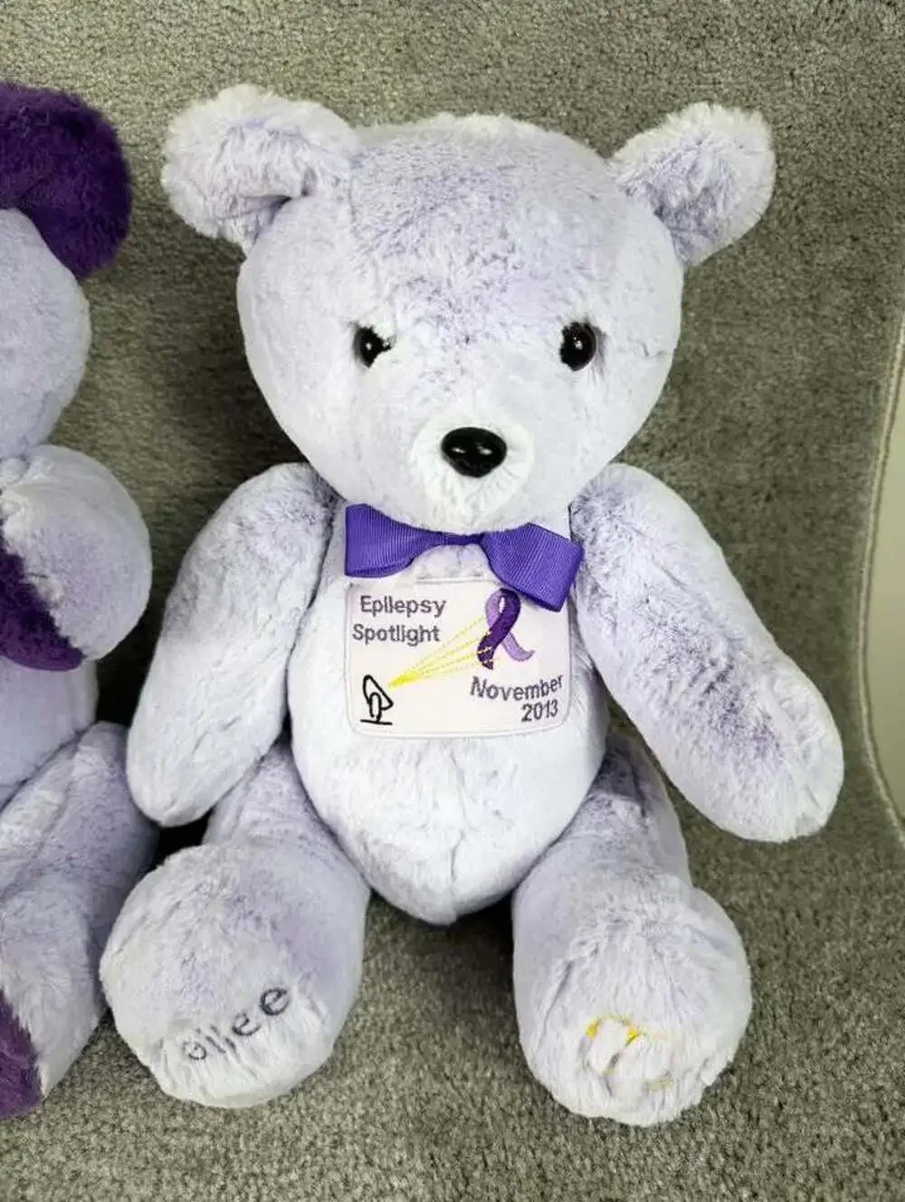 TG Bears Handmade Awareness Plush for Dravet Symptom & Epilepsy - 5 Plush Bears